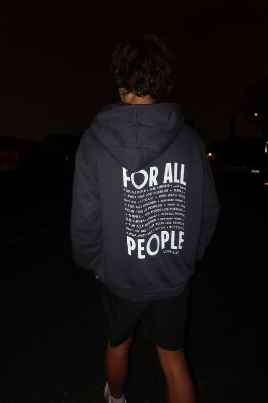 NEW Premium 'For All People' Languages Hoodie